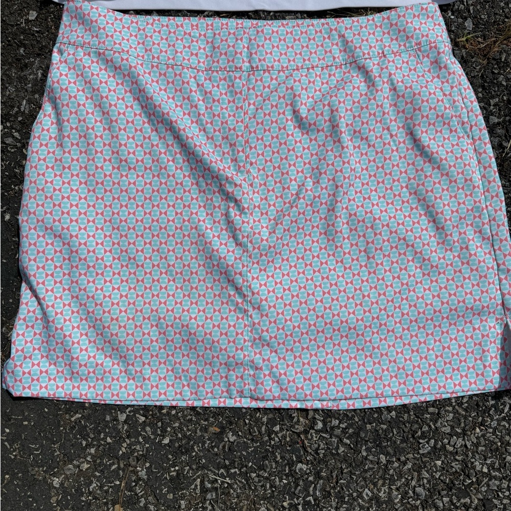 Izod White Short Sleeve Top and Skort Golf Set - Picture 3 of 4